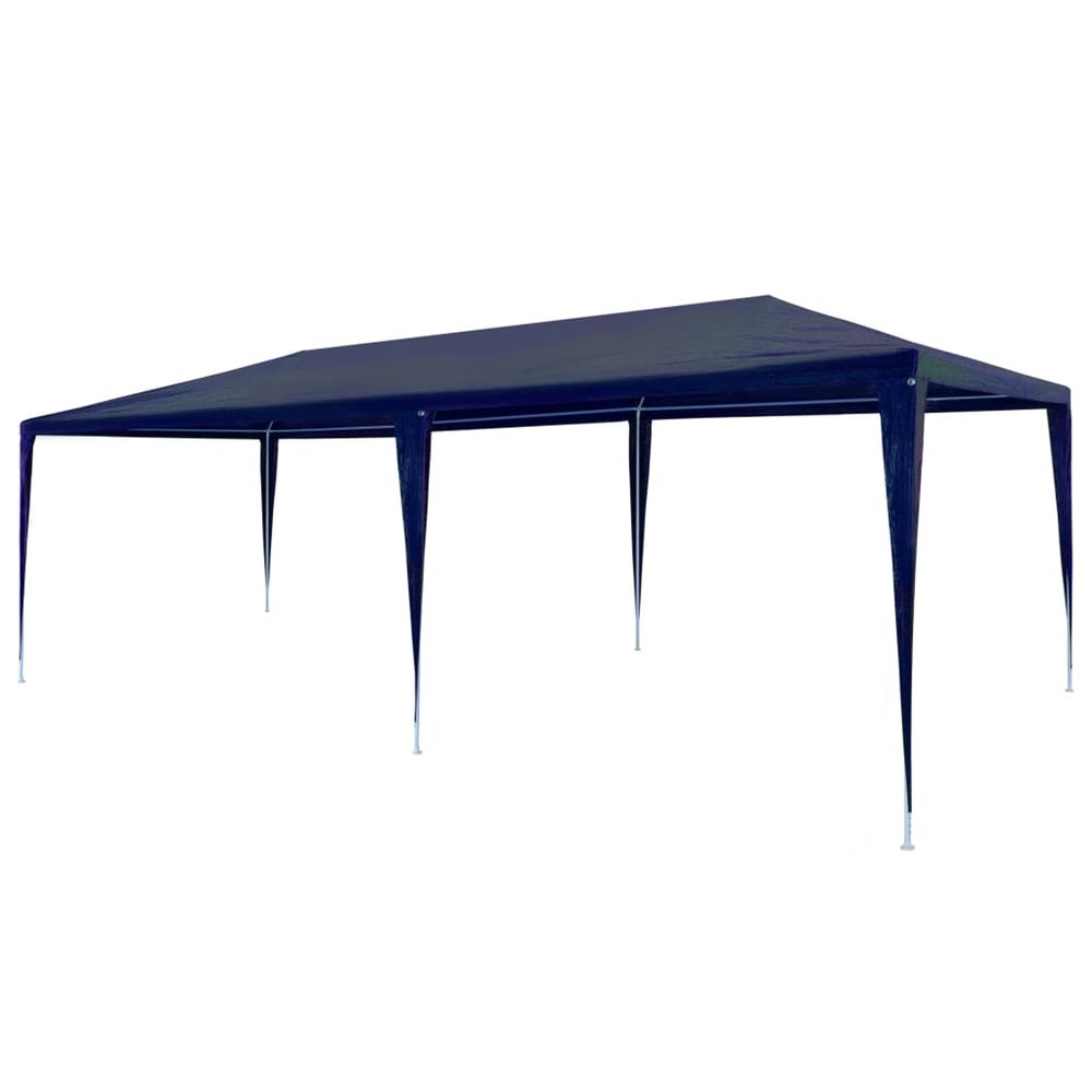 Tente de réception 3x6 m pe bleu