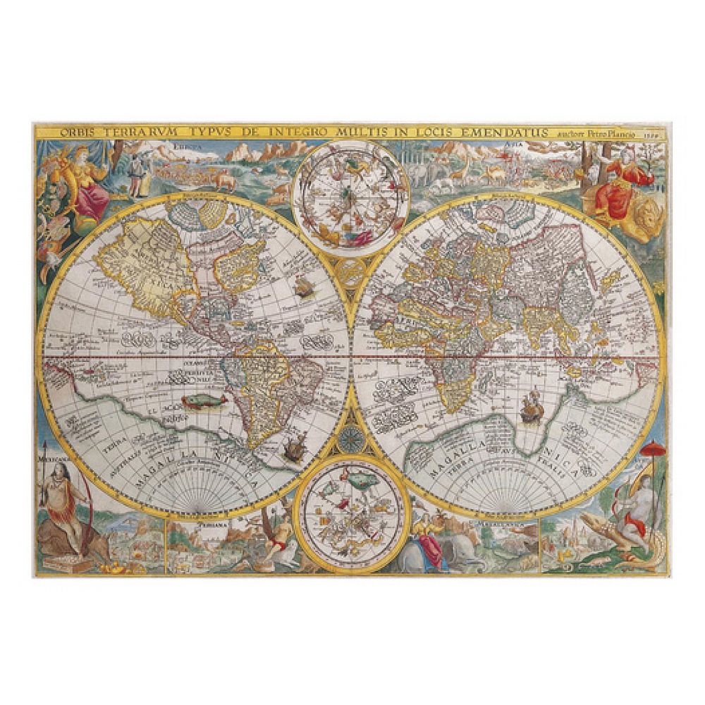 Ravensburger puzzle 1500 p - mappemonde 1594