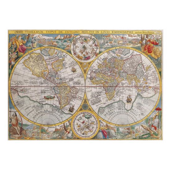 Ravensburger puzzle 1500 p - mappemonde 1594