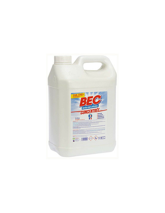 Javel concentrée 36° 9,6% chlore actif 5l - bec
