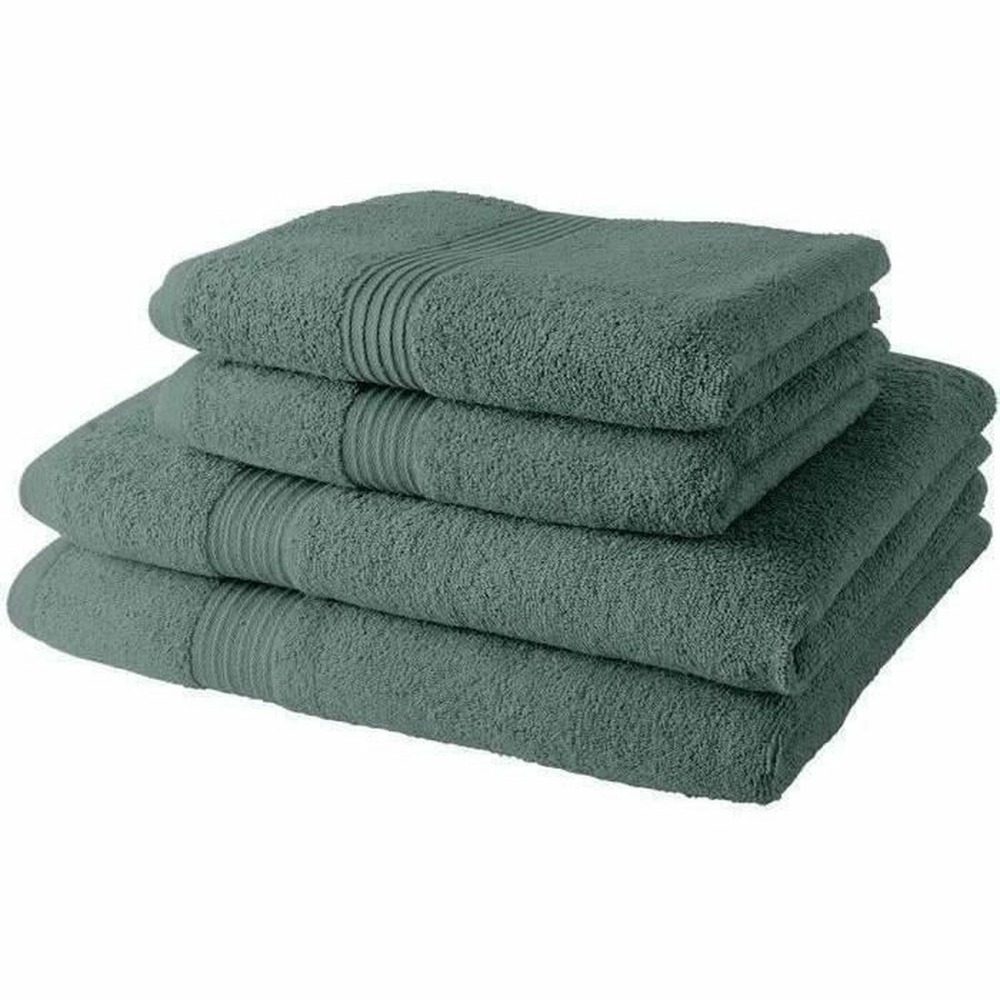 2 serviettes de bain 50 x 90 + 2 draps de bain 70 x 130