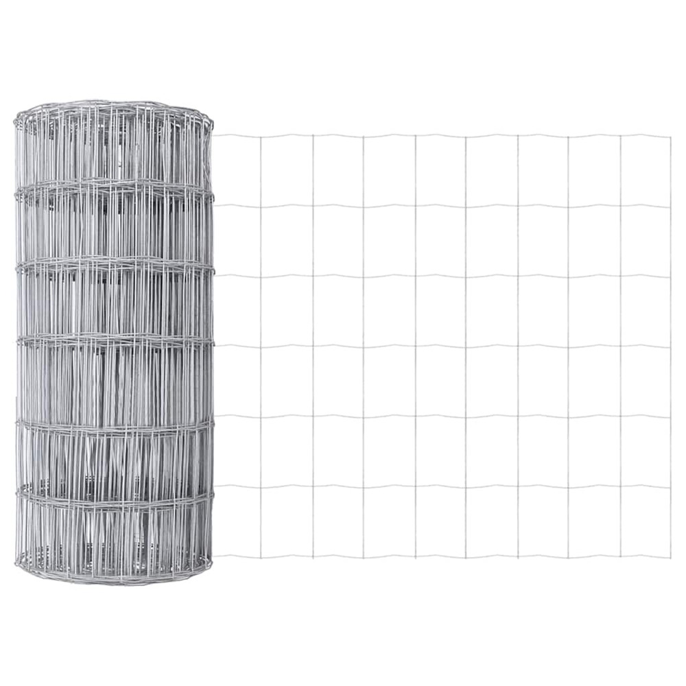 Clôture euro 0,8 x 25 m fer revêtu de pvc