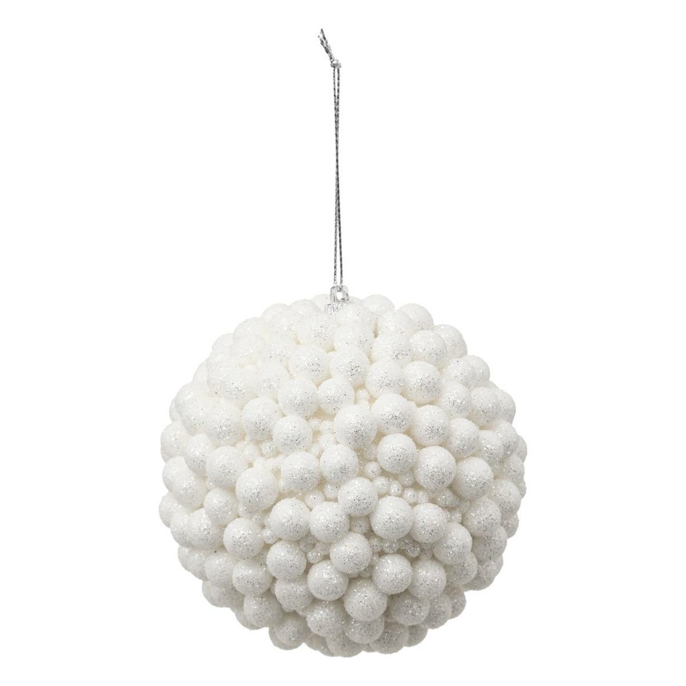 Bdn plf billes blanc d10cm