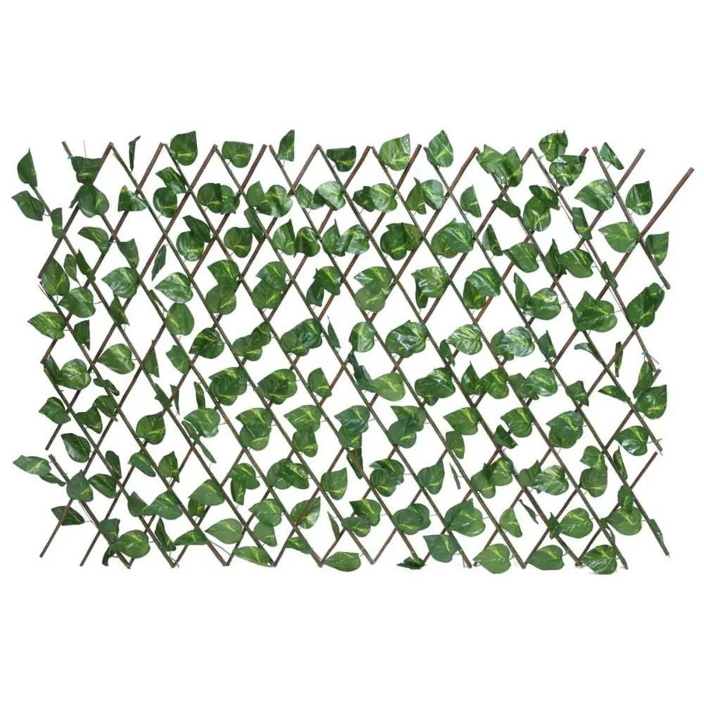 Treillis lierre artificiel 180x90 cm - décoration murale végétale