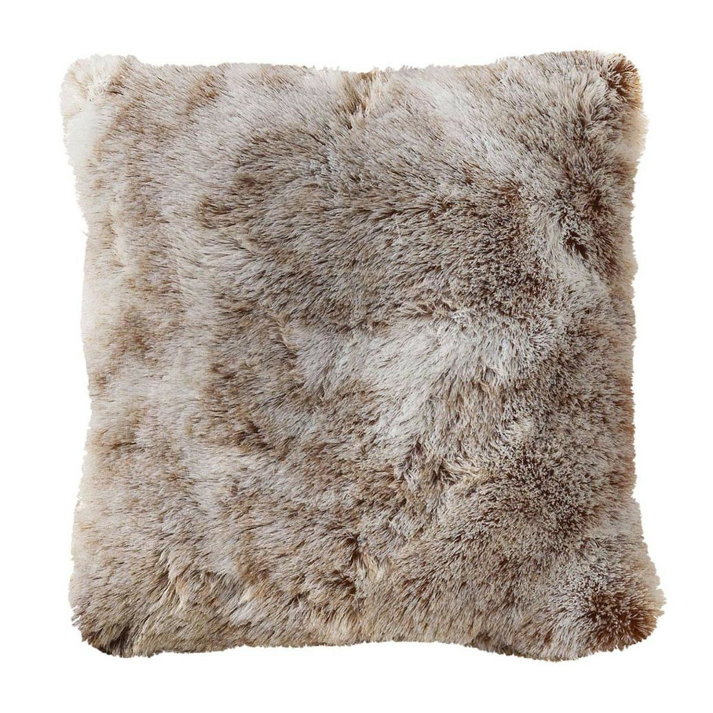 Coussin imitation fourrure 