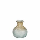 Mica decorations vase jayden - 19x19x21 cm - verre - l'or