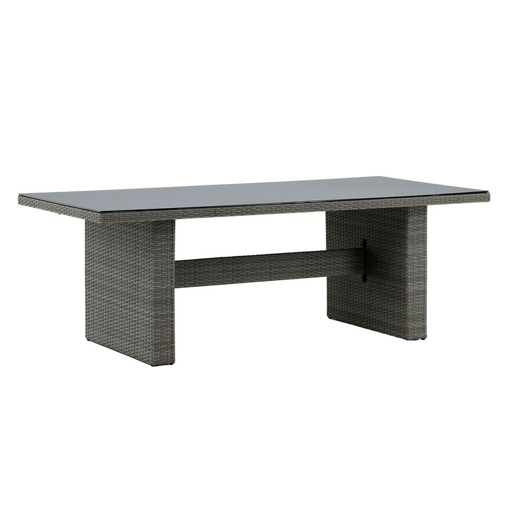 Table de jardin en verre 