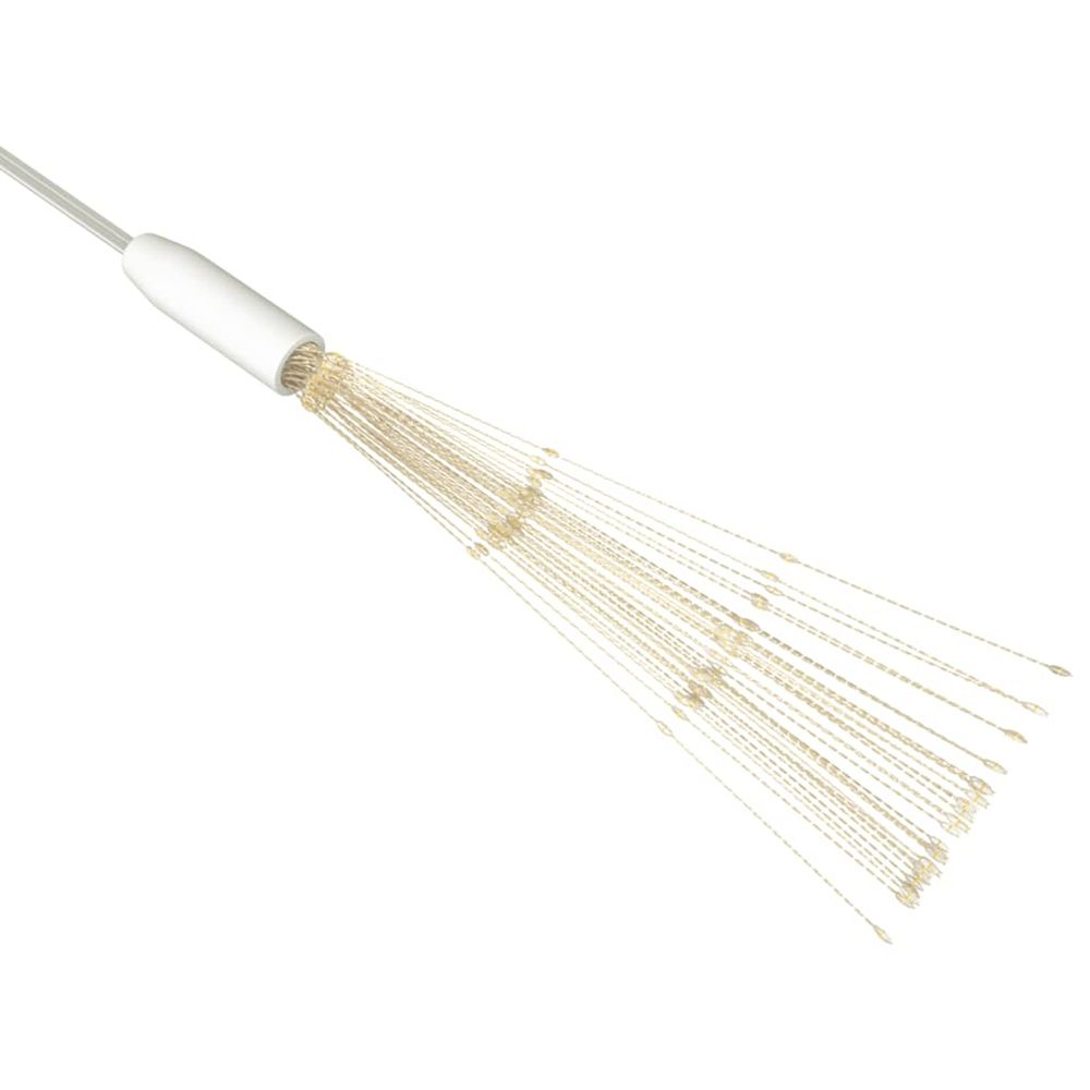 Feu d'artifice de noël d'extérieur blanc chaud 20 cm 140 led