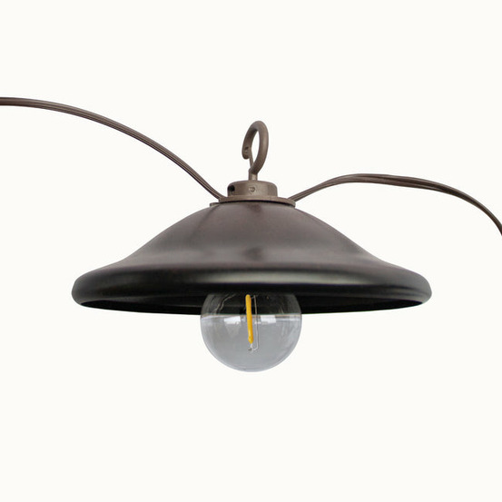 Guirlande solaire abats-jour astoria - 3m led blanc chaud