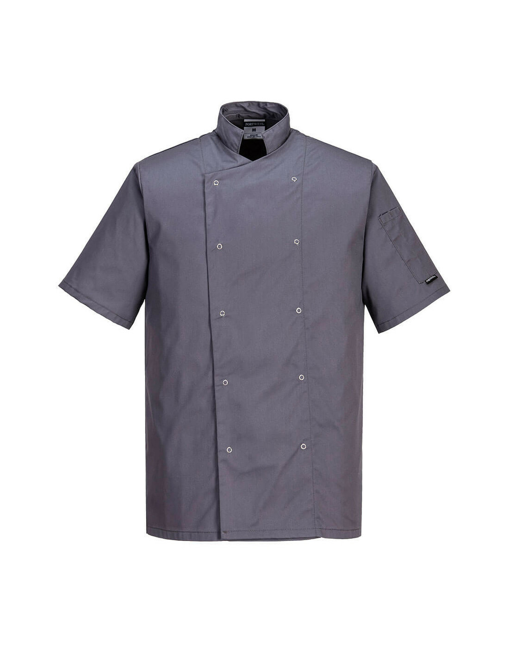 Veste de cuisine cumbria couleur : gris ardoise taille s - portwest