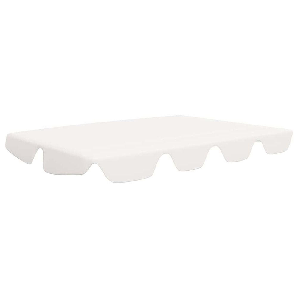 Toit de rechange de balançoire blanc 150/130x105/70 cm