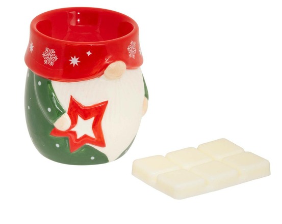 Brûle parfum gnome h.9cm céramique