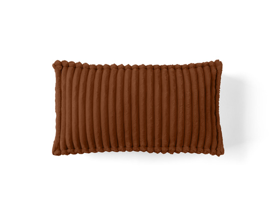 Stella - coussin - en velours côtelé grosses côtes - 32x57 cm