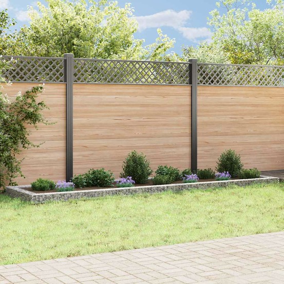 Lit surélevé à gabion acier galvanisé 400x100x20 cm