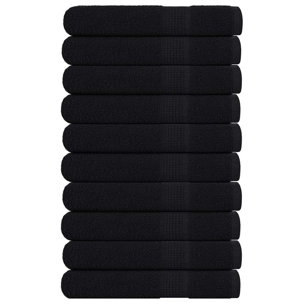 Serviettes frogn 10 pcs noir 100x200 cm 360 g/m²