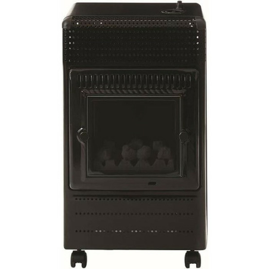 Chauffage d'appoint gaz butane favex ektor fire - effet feu de cheminée - 3400 watts - infrableu - 3 puissances