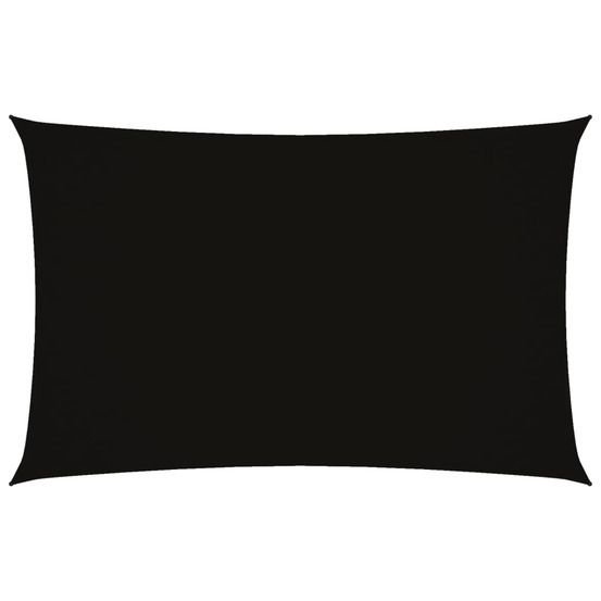Voile de parasol tissu oxford rectangulaire 2x4,5 m noir