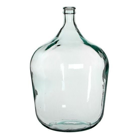 Mica decorations diego vase de bouteille h56 x ø40 cm transparent