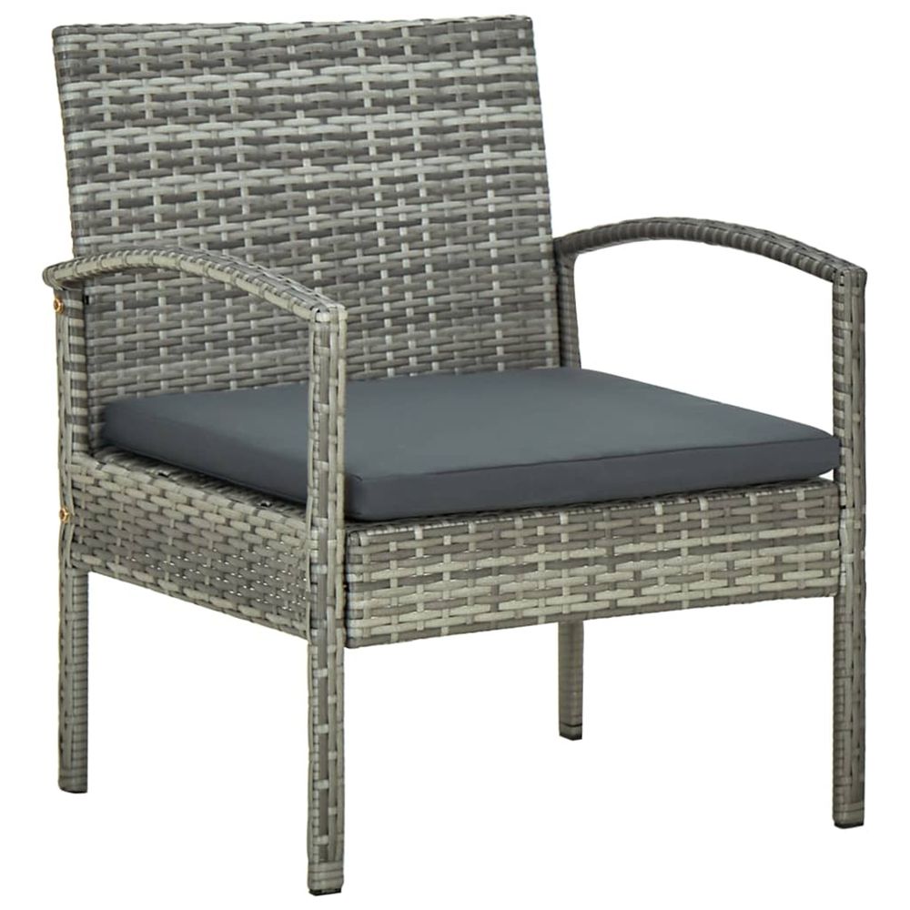 Chaise de jardin avec coussin RÃ©sine