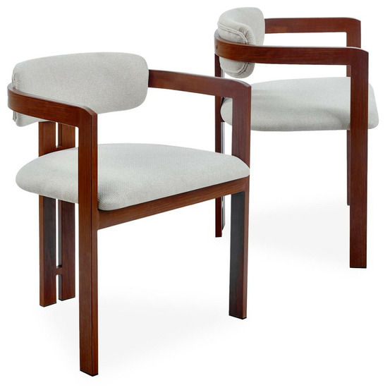 Lot de 2 chaises design