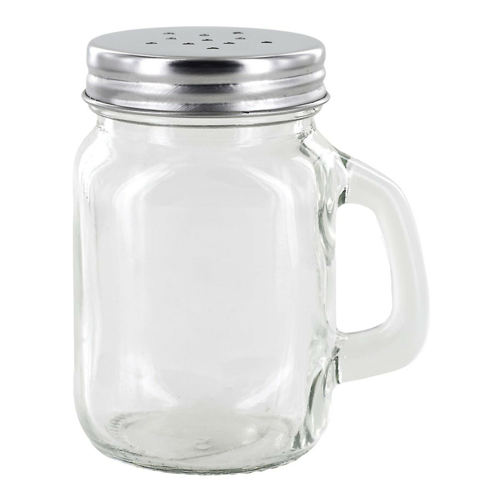Salière poivrière en verre 