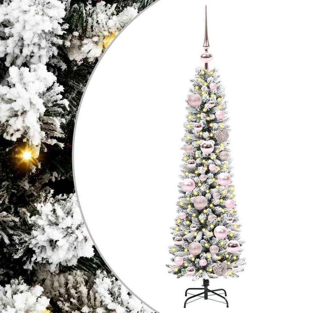 Sapin de noël artificiel blanc 120 cm pvc, métal et plastique