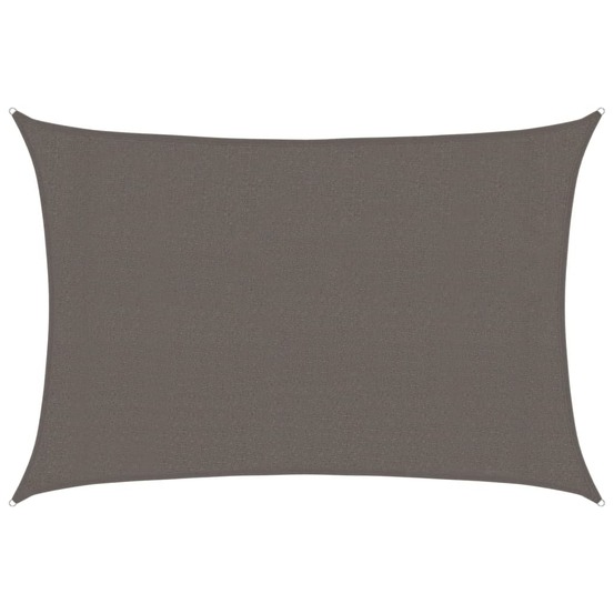 Voile d'ombrage 160 g/m² anthracite 3x5 m pehd