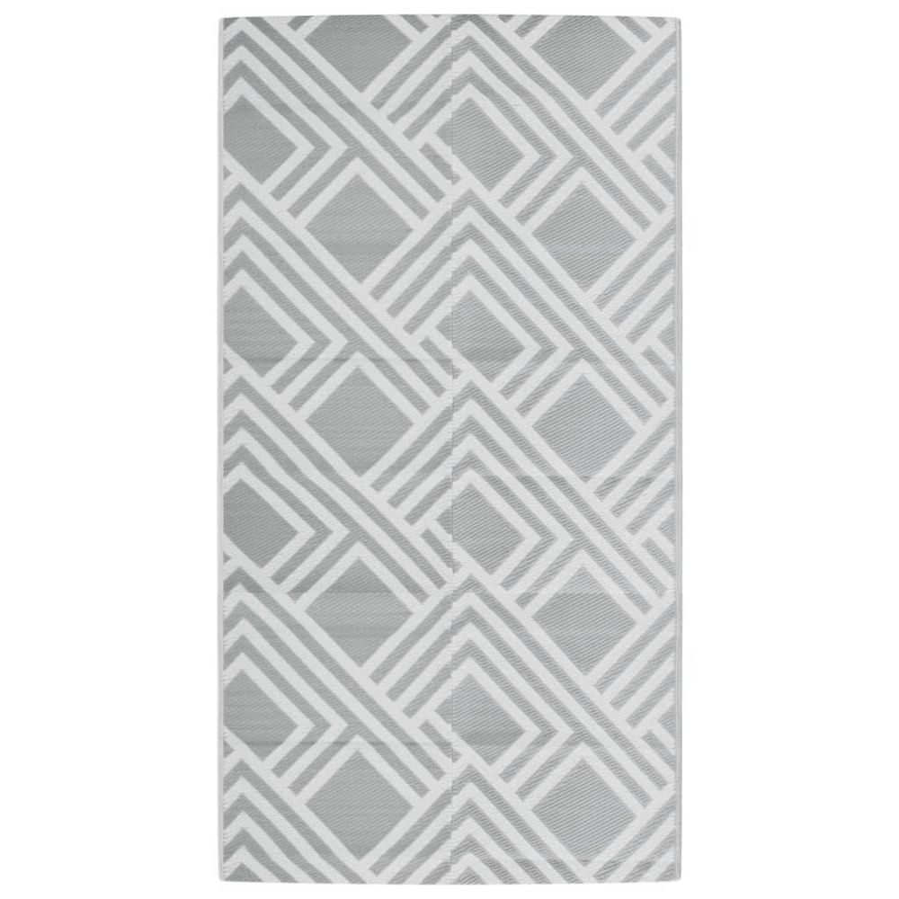 Tapis d'extérieur arakil gris 80 x 150 cm pp