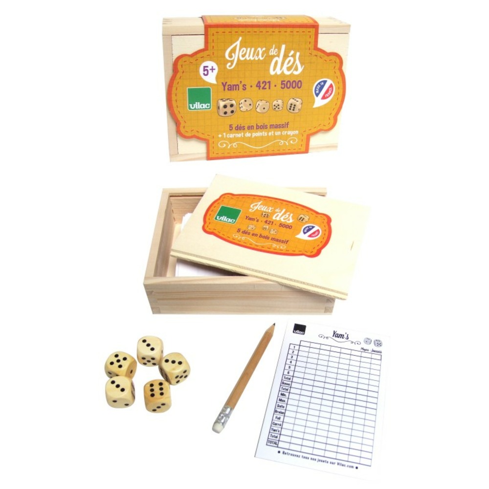 Yam's, jeu de dés