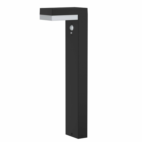 Potelet solaire cenova tall gris h50cm 600lm