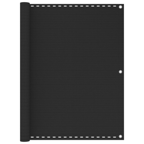 Écran de balcon anthracite 120x400 cm pehd