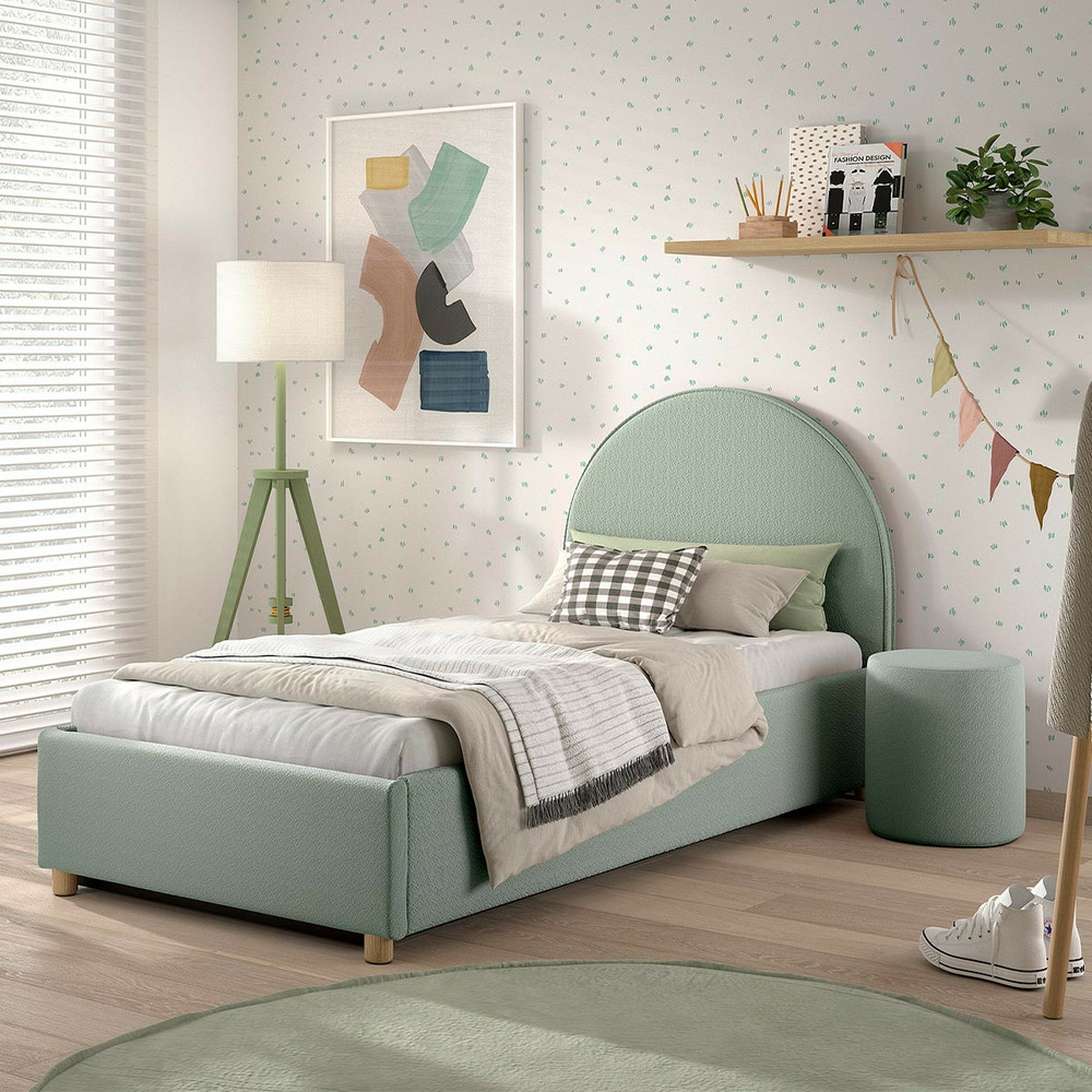 Pack - lit coffre enfant & pouf 