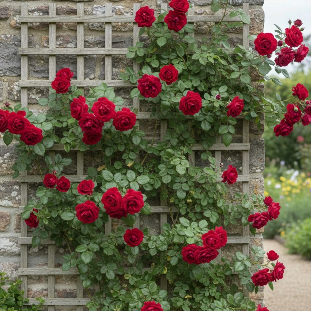 Rosier grimpant le grand huit® 'adabaring' pot de 3l - 20/40 cm