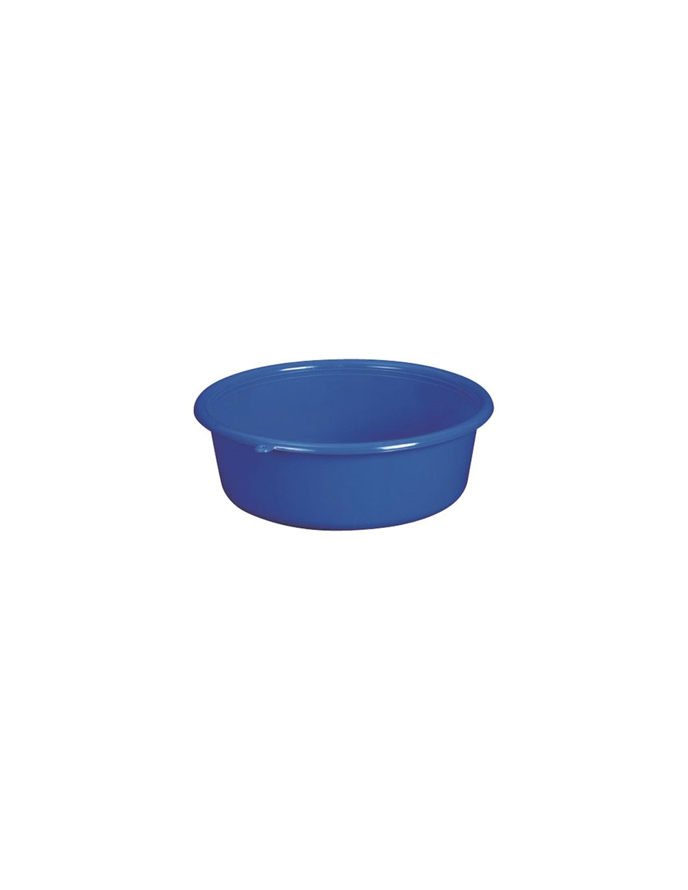 Cuvette ronde d21x6cm 1.5l bleu - aluminium et plastiq