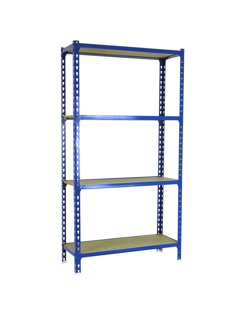 Etagère légère sans vis maderclick mini 4/500 1500 bleu/bois bleu/bois 1500x800x500 - simonrack
