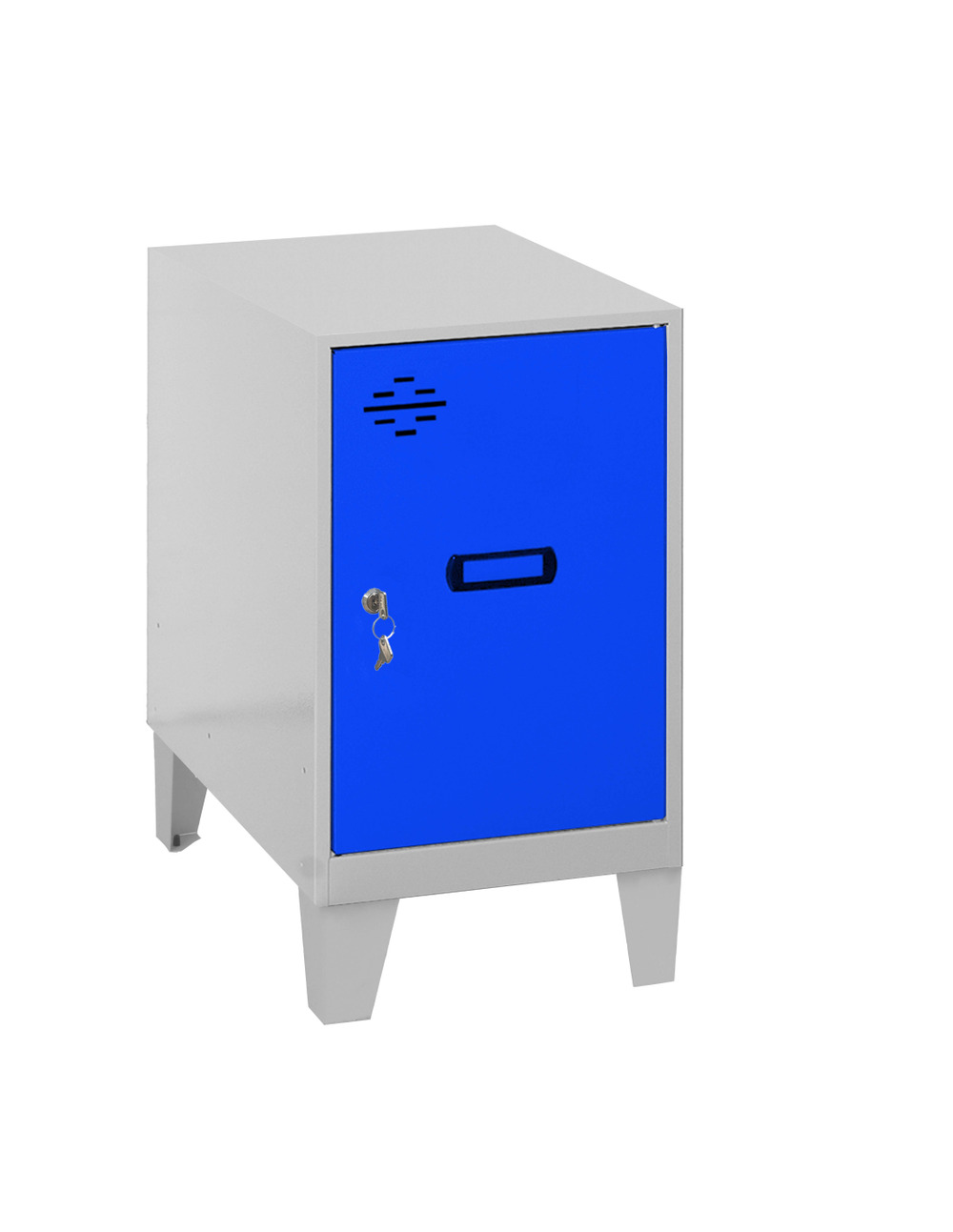 Casier-armoire simonlocker dism.mini 475x300x500+pies gr/blu gris/bleu 575x300x500 - simonrack