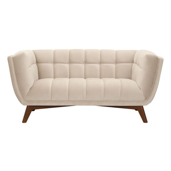 Mona-canapé 2 places en velours beige