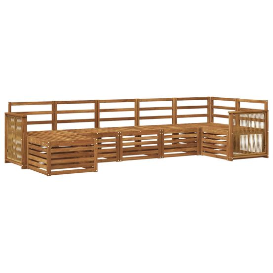 Ensemble de canapés d'extérieur 6 pc naturel