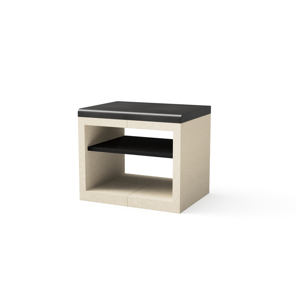 Module kitaway 84 noir&blanc texturé