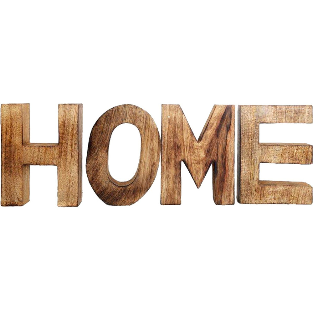 Lettres en bois à poser home