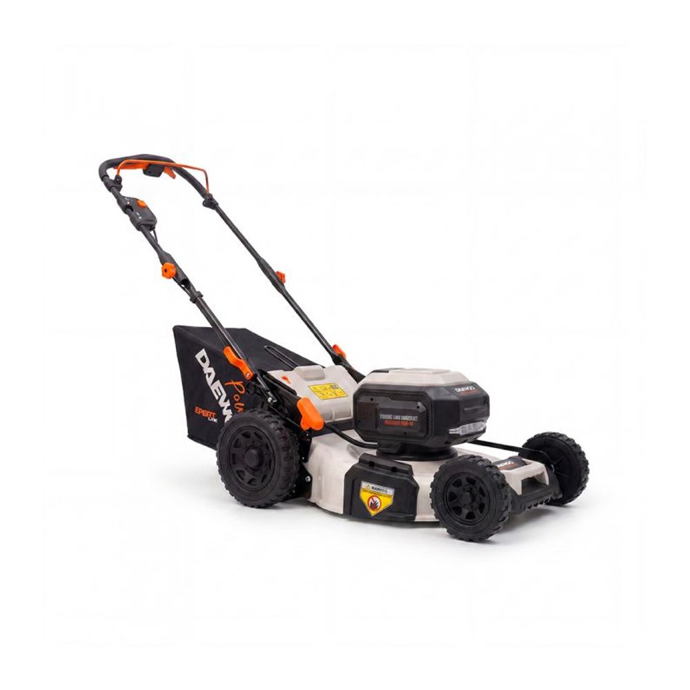 Tondeuse électrique sans fil 62v daewoo, lame 46 cm, batterie 4ah et chargeur - dallm62-18sp-k1