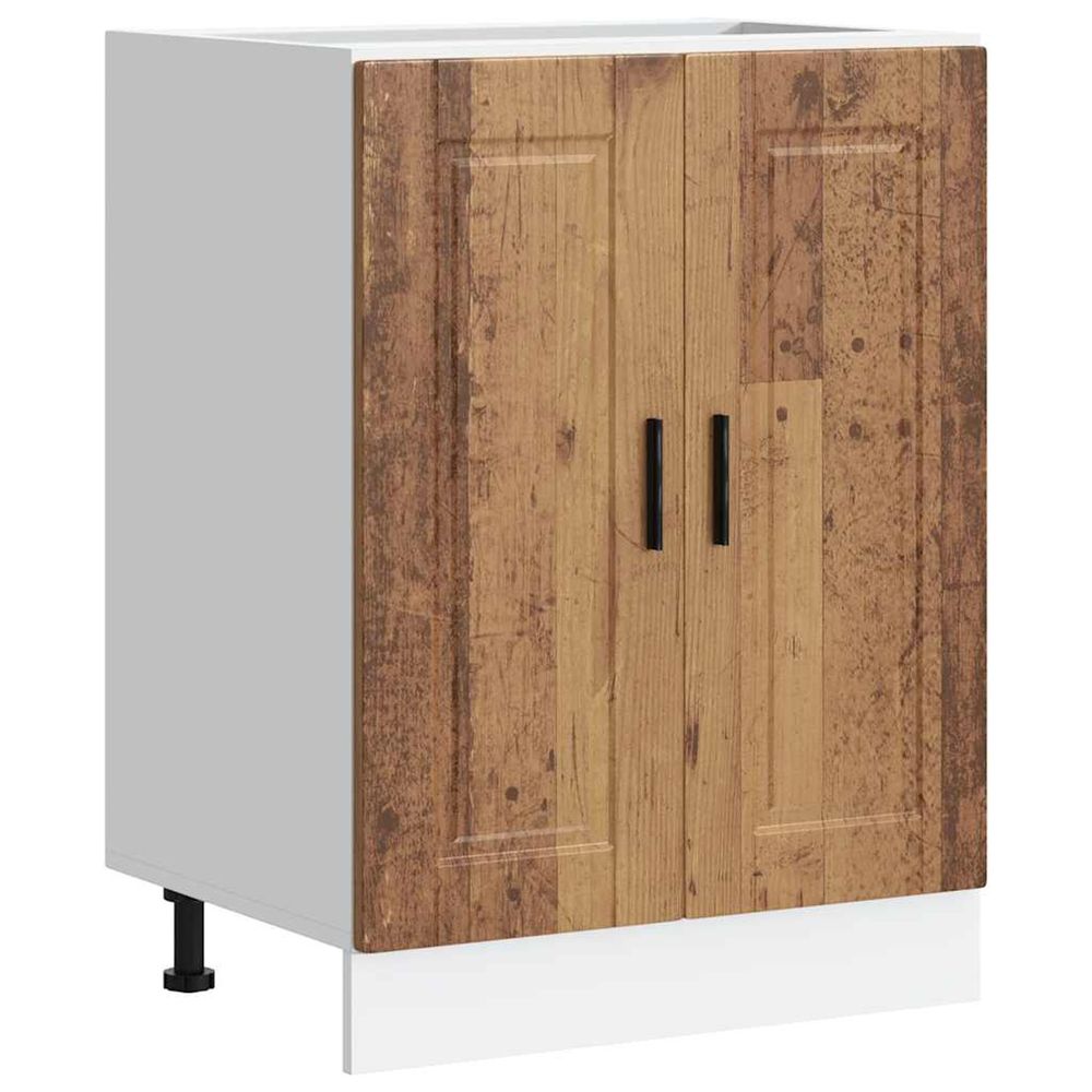 Armoire de cuisine porto vieux bois bois d'ingénierie