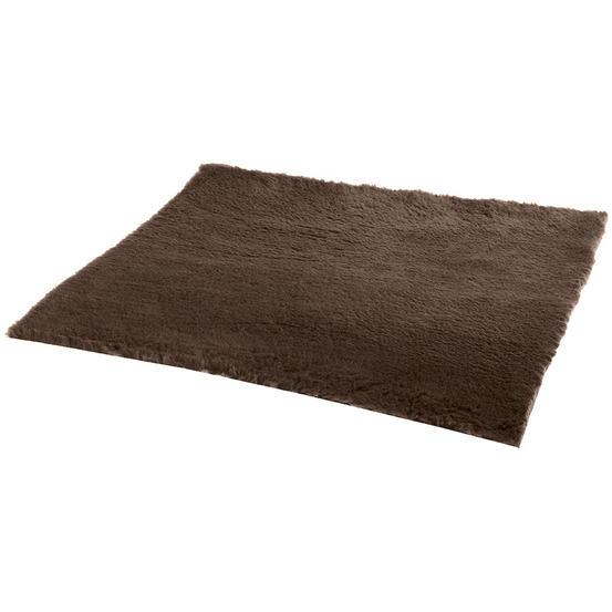 Ferplast, tapis pour chiens et chats plaza medium, matelas pour animaux ou chiots, isolant, résistant, lavable, fourrure moelleuse