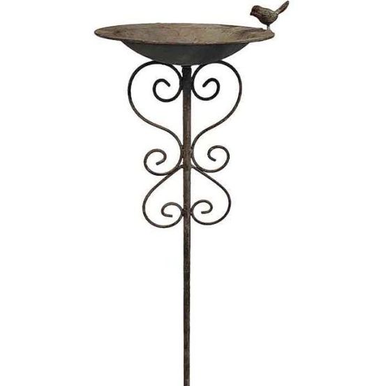 Mangeoire oiseaux à planter 28 x 26 x 132 cm