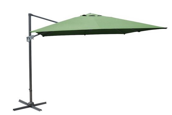 Parasol déporté - nh - aluminium - 3x4 - amande