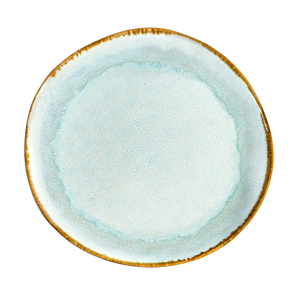 Shadow aqua - assiette plate 28 cm (lot de 6)