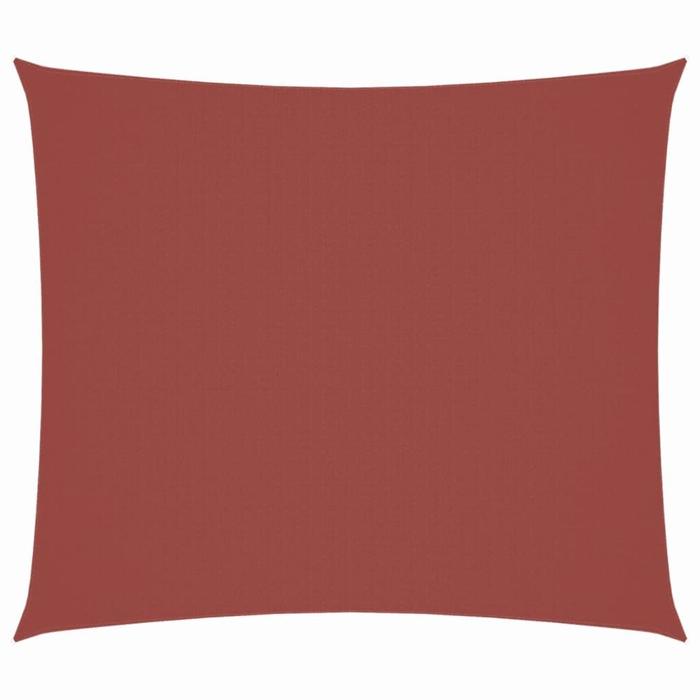 Voile de parasol tissu oxford rectangulaire 2x2,5 m terre cuite