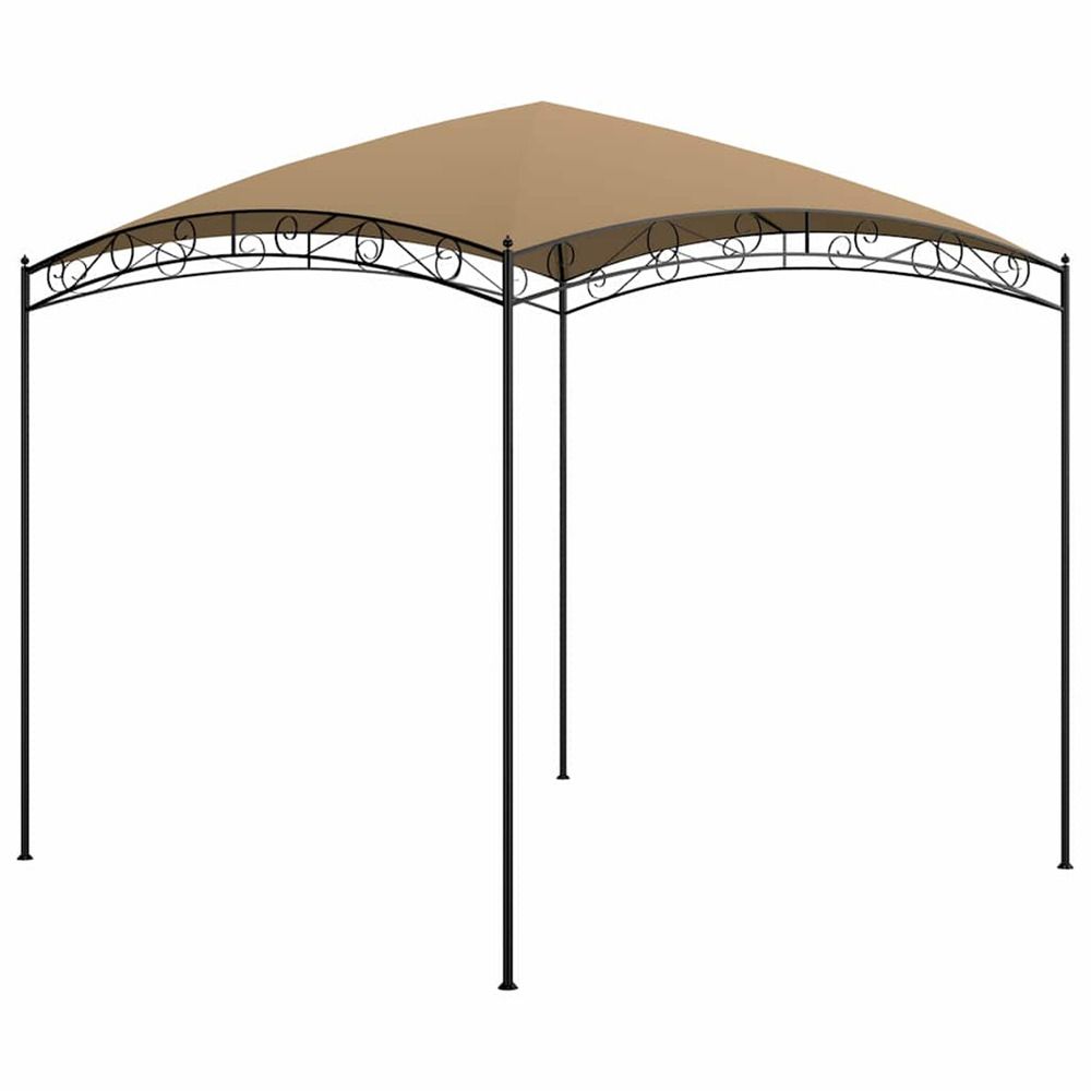 Belvédère 3x3x2,65 m taupe 180 g/m²