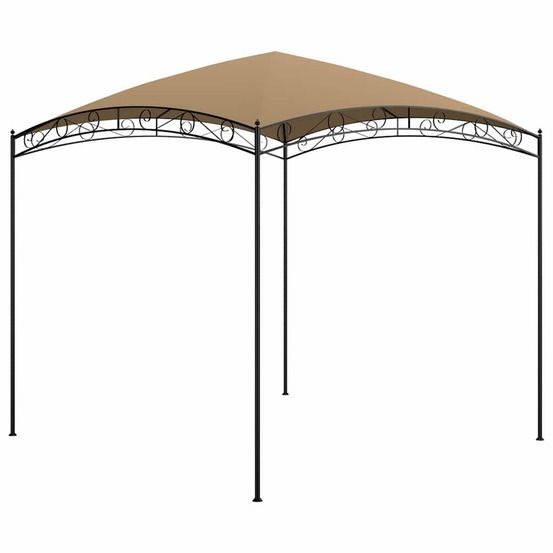 Belvédère 3x3x2,65 m taupe 180 g/m²