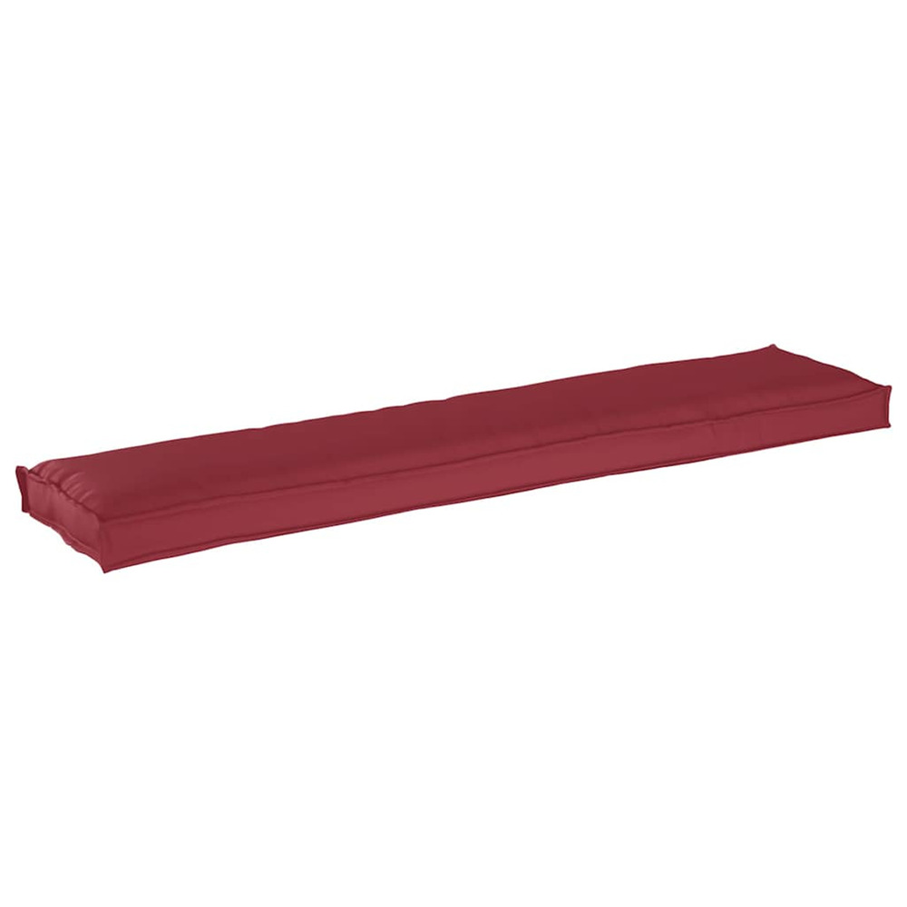 Coussin de palette bordeaux 180 x 40 x 8 cm tissu oxford